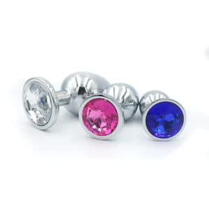 Anal Diamond Jewelled Butt Plug Set