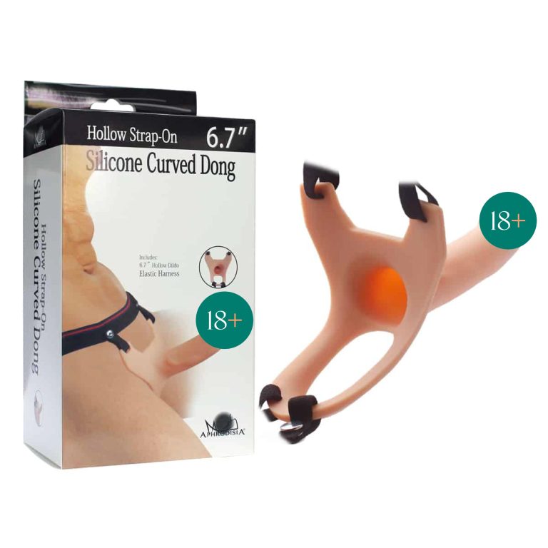 TITUS Silicone Curved Hollow Dildo 6’7 Hollow Dildo | buy Adult toys Online at 18Plus World Malaysia