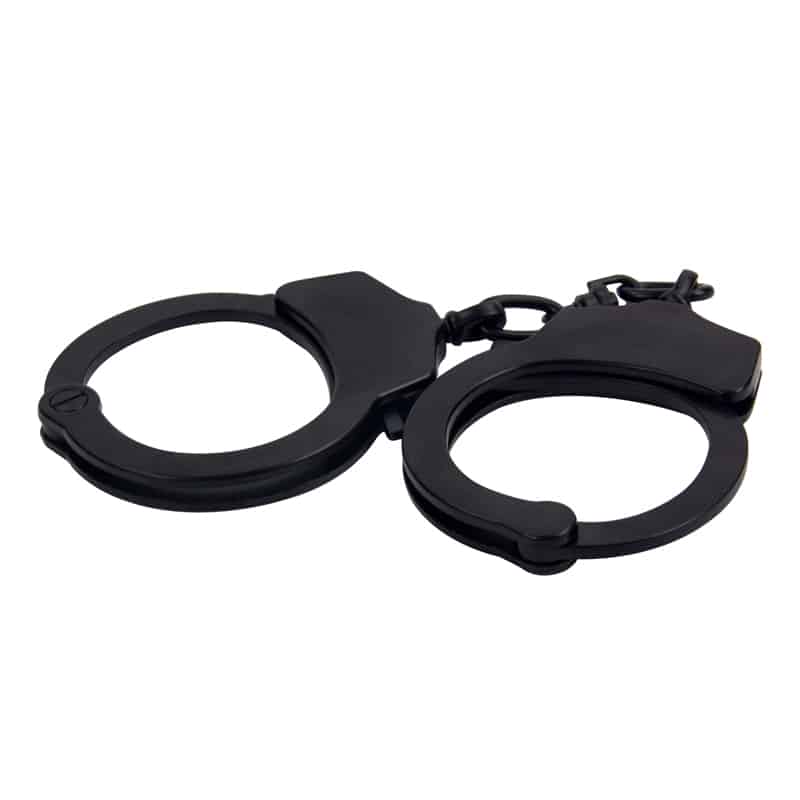 ROMMFUN BDSM Fashion Black Handcuffs BDSM | buy Adult toys Online at 18Plus World Malaysia ROMMFUN BDSM Fashion Black Handcuffs - Image 3
