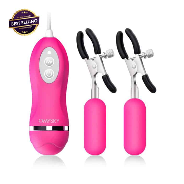 OMYSKY Pinky Nipple Clamps Vibrator Nipple Toy | buy Adult toys Online at 18Plus World Malaysia