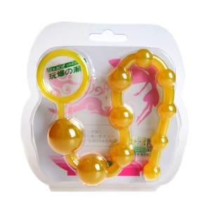 SEX-BOX Yellow Anal Bead Chain