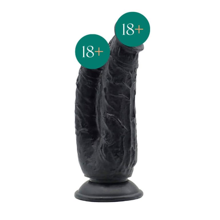 Double Penetration Black Men Dildo Realistic Dildo | buy Adult toys Online at 18Plus World Malaysia
