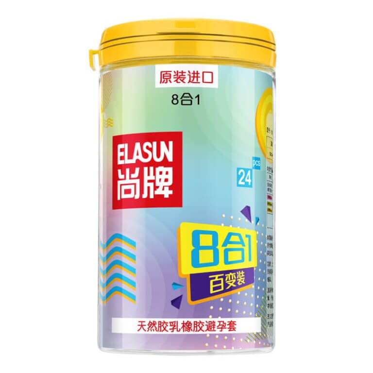 8 in 1 Pattern Condom (24pcs per can) Condom | buy Adult toys Online at 18Plus World Malaysia