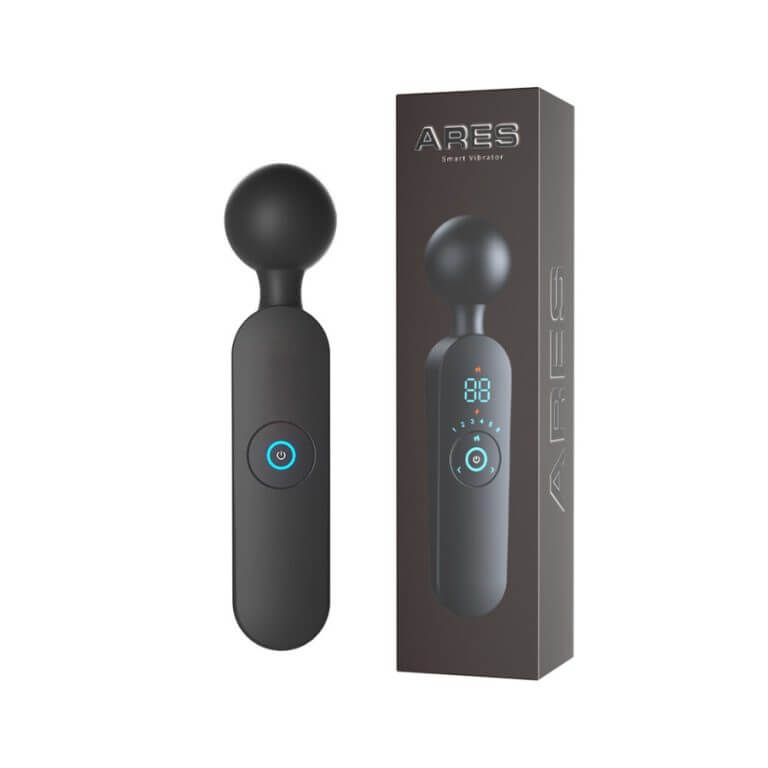 ARES Black Warrior Smart Vibrator Rod AV / Clitoral Massager | buy Adult toys Online at 18Plus World Malaysia