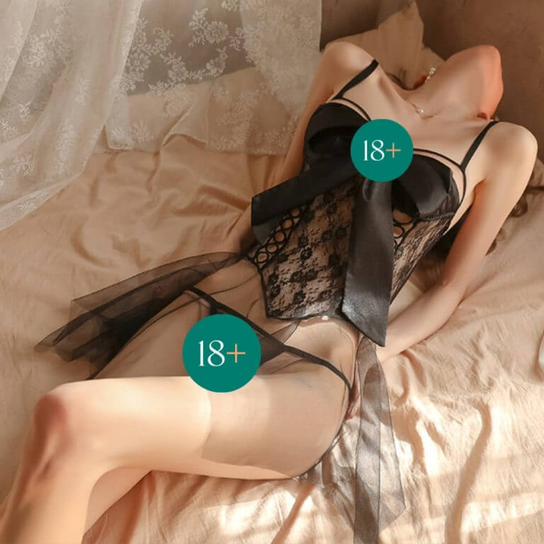 Gorgeous Woman Black Lace Sling Lingerie For Her | buy Adult toys Online at 18Plus World Malaysia