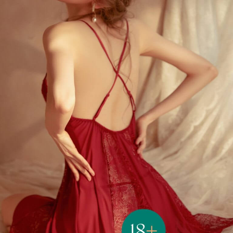 Charming & Sexy French Deep V Lace Lingerie For Her | buy Adult toys Online at 18Plus World Malaysia
