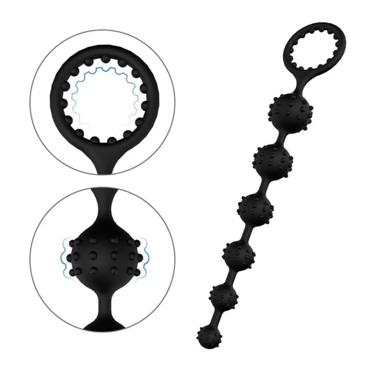 Black Devil Anal Bead Chain Anal | buy Adult toys Online at 18Plus World Malaysia