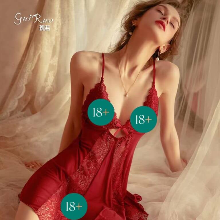Red Hot Sexy Sweetie Lace Lingeries For Her | buy Adult toys Online at 18Plus World Malaysia