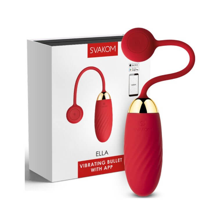 SVAKOM ELLA Vibrating Bullet With APP Brands | buy Adult toys Online at 18Plus World Malaysia