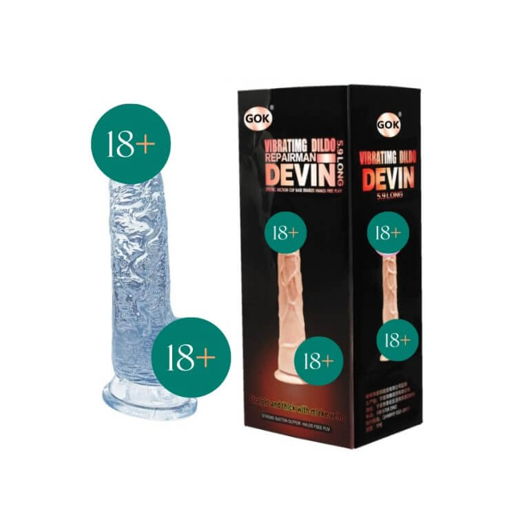 Crystal Clear Strong Repairman Realistic Dildo 5.9” For Her | buy Adult toys Online at 18Plus World Malaysia