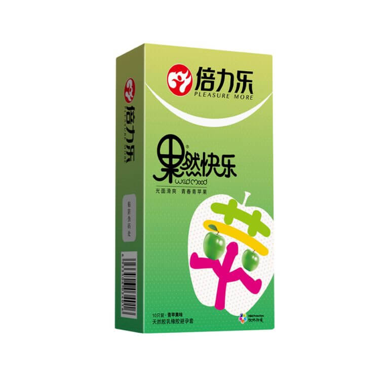 PLEASURE MORE Apple Flavor Condom (10 pcs) Condom | buy Adult toys Online at 18Plus World Malaysia