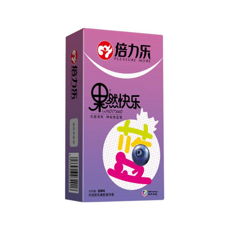 PLEASURE MORE Blueberry Condom Condom | buy Adult toys Online at 18Plus World Malaysia
