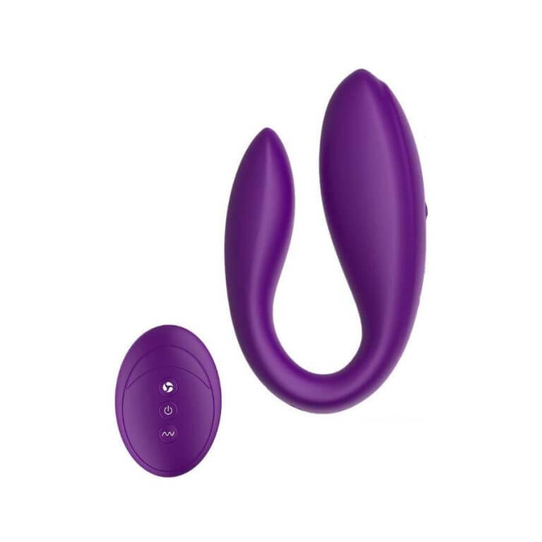 U-Shape Couple Powerful Vibrator AV / Clitoral Massager | buy Adult toys Online at 18Plus World Malaysia