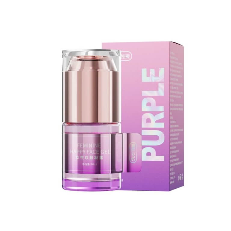 DUAI PURPLE Feminine Happy Face Gel 20ml For Her | buy Adult toys Online at 18Plus World Malaysia