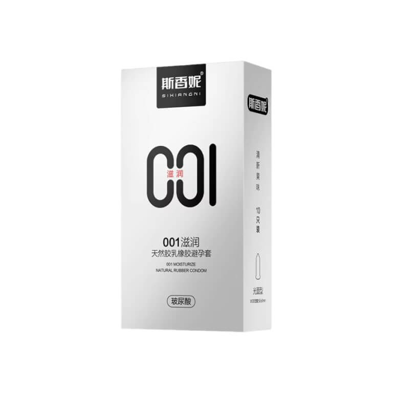 SIXIANGNI 001 Moisturize Condom 10 pcs Condom | buy Adult toys Online at 18Plus World Malaysia