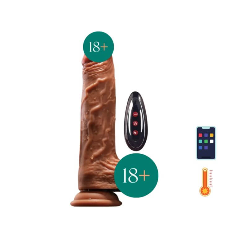 Squirt King Intelligent Thrust & Heat Dildo (L) For Her | buy Adult toys Online at 18Plus World Malaysia