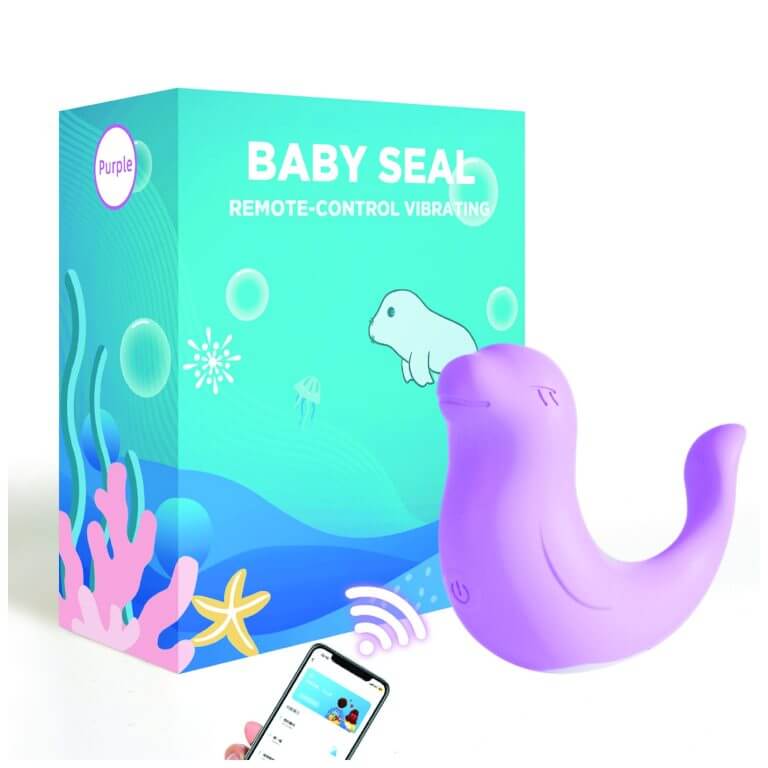 Purple Baby Seal App Control Vibration Egg Egg Vibrator | buy Adult toys Online at 18Plus World Malaysia