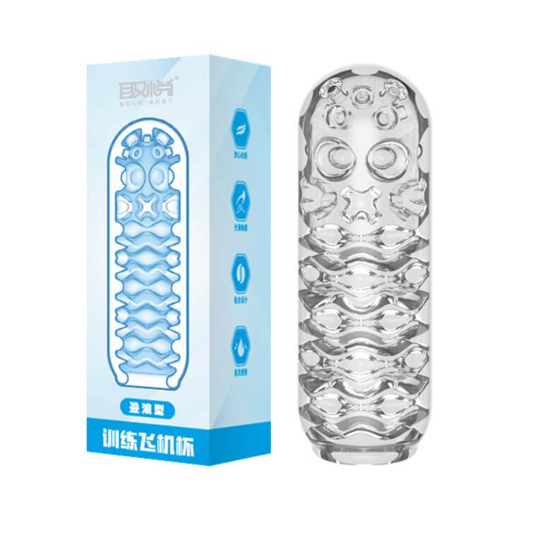Crystal 5D Silicone Realistic Masturbator Cup II For Him | buy Adult toys Online at 18Plus World Malaysia