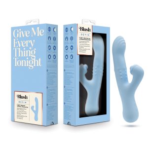 Blush DEVIN Blue Velvet Touch Infinite Waves of Ecstasy Vibration