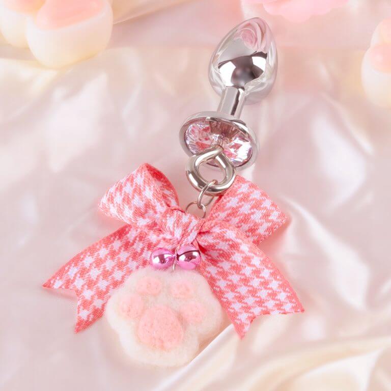 Cutie Pink PLUG ANAL CON JOYA Y POMPON Anal | buy Adult toys Online at 18Plus World Malaysia