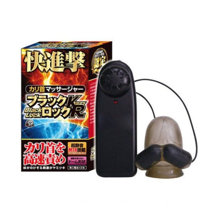Black Compact Electric Wellness Massage Device Set Penis Extension / Delay for men | buy Adult toys Online at 18Plus World Malaysia